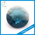 Hot sale good quality round shape faceted glass beads gems stones